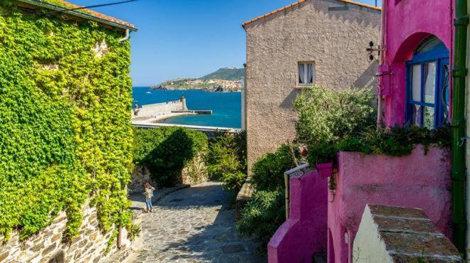 Studio Centre Plage parking gratuit Collioure Esterno foto